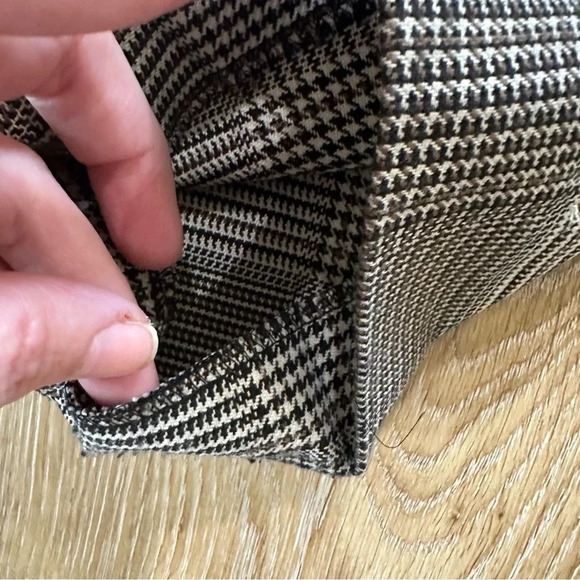 Calvin Klein Women’s Gray Plaid Cropped Dress Pants with Pockets Size 6 GUC - Picture 7 of 9